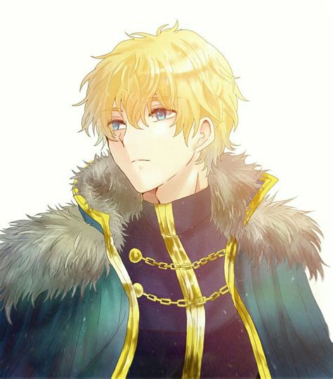 Anime guy golden blonde hair yellow orange golden eyes coat casual ring necklace lightning bolt head handsome anime cool anime guys cute anime guys. Pin by Lethur on | Blonde anime boy, Anime boy hair, Anime ...