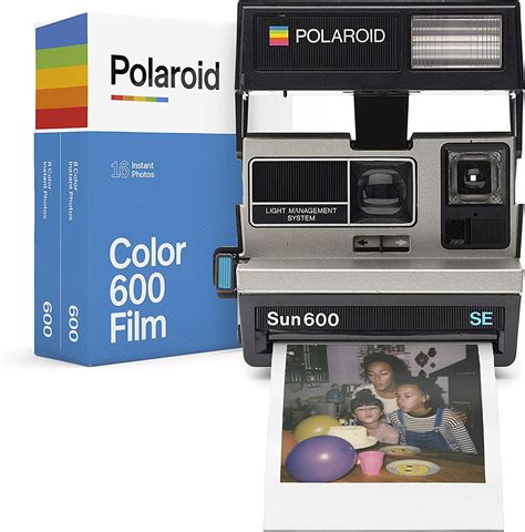 Polaroid Originals Sun 600 Lms Silver With 600 Color