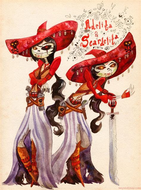 Adelita And Scardelita Sanchez By Beyondthepines On Deviantart Book Of Life Book Of Life