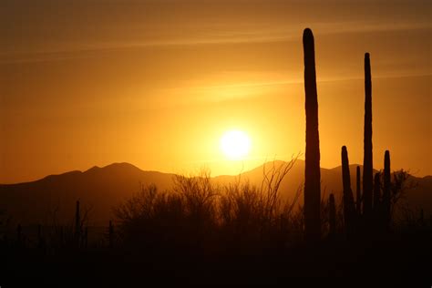 Amazing Desert Sunsetsthat Sacred Moment Desert Sunset Arizona