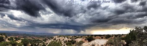 Severe Warned Supercell Overlooking The Caprock Canyons In Northwest