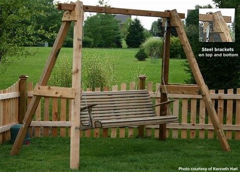 This would do well to be secured in some way. Pin by V J on Backyard Fun | Porch swing, Traditional ...