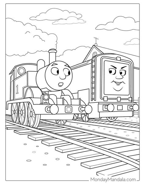 42 Thomas & Friends Coloring Pages (Free PDF Printables)