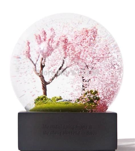 Cherry Blossom Snow Globe Snow Globes Diy Snow Globe Transparent