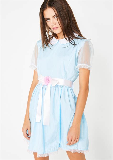 The Shining Twins Babydoll Dress Costume Blue | Dolls Kill ...