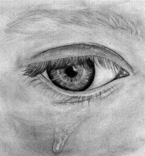 How to draw crying anime eyes using color pencils ⏳time : Crying Eye by Mulvin on DeviantArt