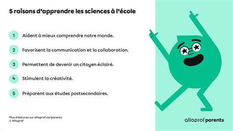 Pourquoi Apprendre Les Sciences à Lécole Alloprof