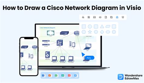 How To Draw A Cisco Network Diagram In Visio Edrawmax