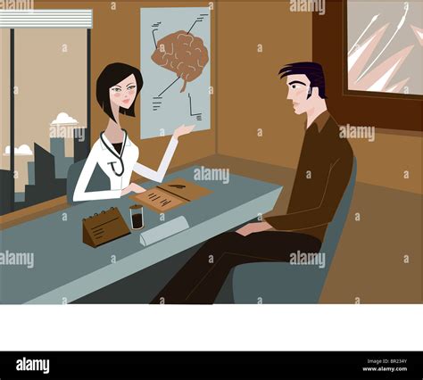 Cartoon Doctor Patient Hi Res Stock Photography And Images Alamy