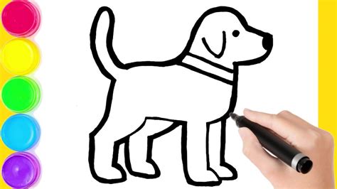Como Desenhar Um Cachorro Desenho De Pintar Desenhando Passo A