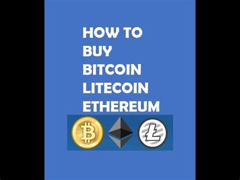 How To Buy Bitcoin Litecoin Ethereum With Coinbase Youtube
