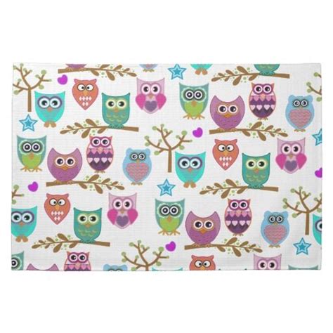 Happy Owls Towel Owl Kitchen Owl Home Decor