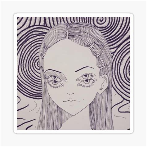 Tomie Junji Ito Sticker For Sale By Rebdaarisaputra Redbubble