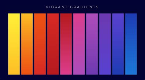 vibrant colorful set of gradients - Download Free Vector Art, Stock