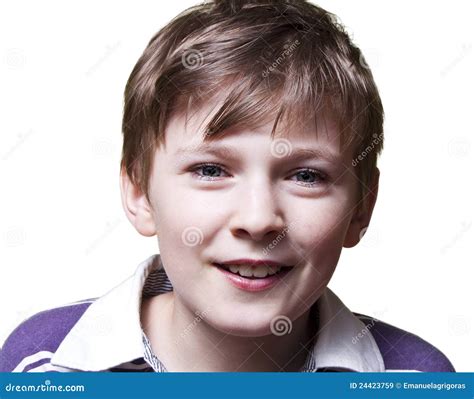 Adorable Young Boy Stock Image Image Of Happiness Camera 24423759