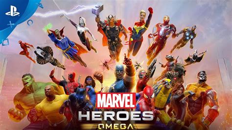 Marvel Heroes Omega Open Beta Launch Trailer Ps4 Youtube