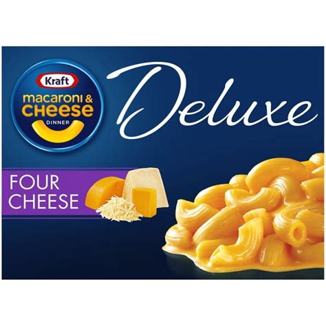 Kraft Deluxe Four Cheese Mac And Cheese Dinner 14 Oz Box