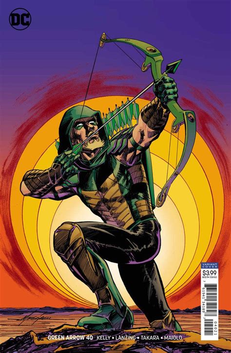 Green Arrow 2016 40 Vfnm Mike Grell Variant Dc Universe