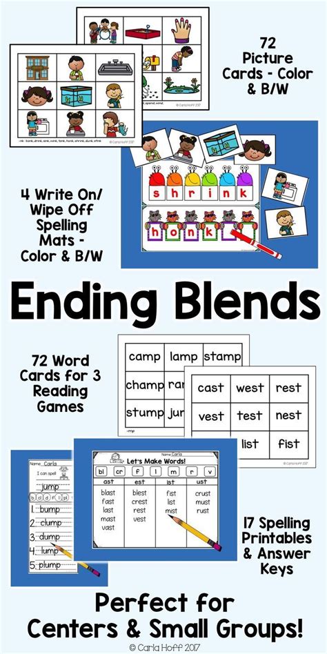 The boundaries of words may still be because many students have difficulty with the continuant consonants, errors may occur in this context. FINAL BLENDS Read and Spell With Short Vowels (With images ...