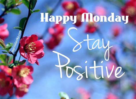 Happy Monday Stay Positive Pictures Photos And Images For Facebook