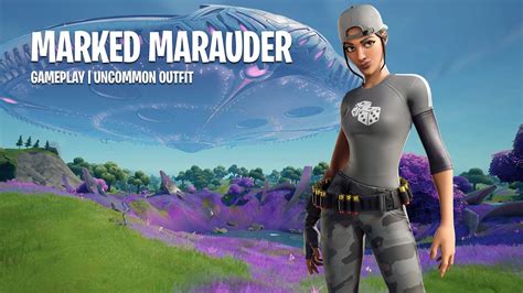 Gameplay Marked Marauder Uncommon Outfit Skin Fortnite Youtube