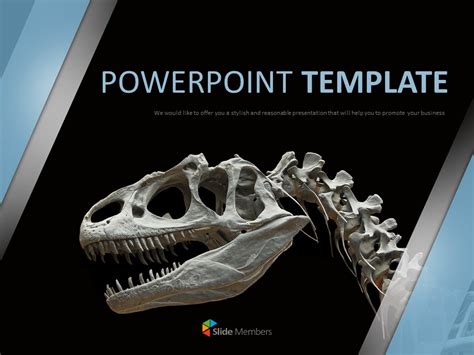 Bone Of Dinosaurs Free Presentation Templates