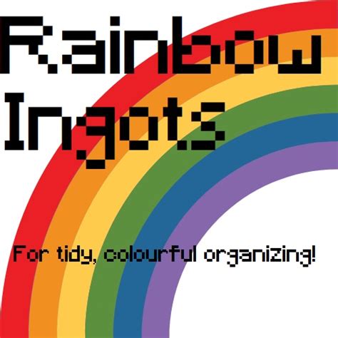 Rainbow Ingots Mods Minecraft