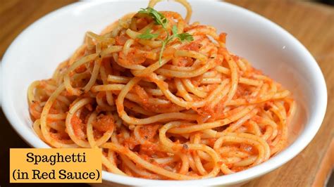 It's rich, meaty, a cinch to make, and it can be frozen and used on spaghetti, in lasagna, on top of garlic plop! Spaghetti in Tomato sauce | Spaghetti Recipe | Red Sauce ...