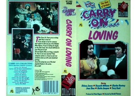 Carry On Loving 1970 On Video Collection United Kingdom Vhs Videotape