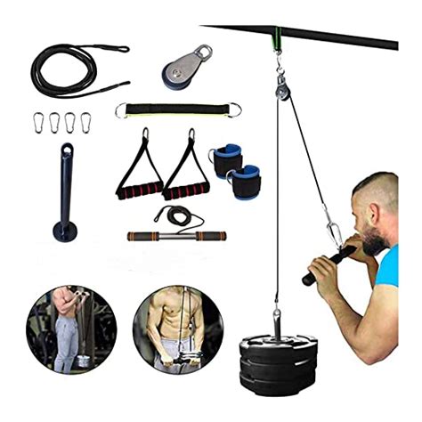 13pc Fitness Lat And Lift Pulley System Lifting Forearm Arm