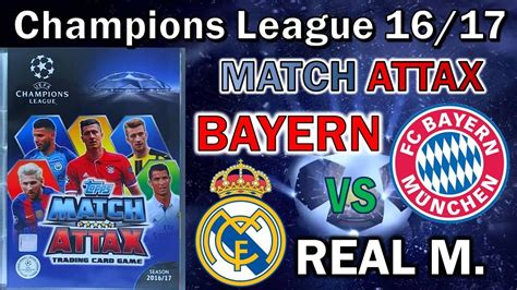 We're now down to the final eight teams and every club in the quarterfinals will have realistic hopes of lifting european club football's most prestigious trophy on may 29 in istanbul. BAYERN vs REAL - Quartos-de-Final Champions League 16/17 Match Attax - YouTube