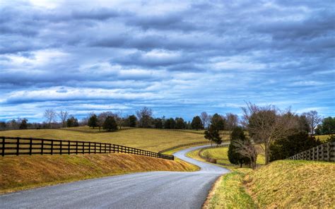 Road Way Path Fields Landscapes Nature Countryside Town Trees Grass Summer Sky