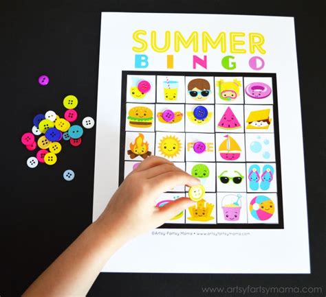 Free Printable Summer Bingo At 학기말 여름 공예 여름 활동