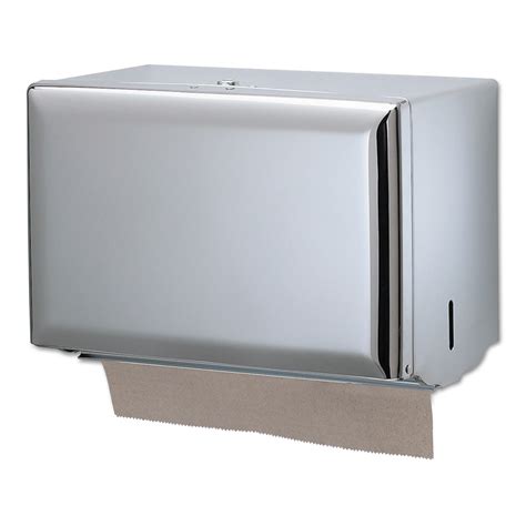 San Jamar Singlefold Paper Towel Dispenser Chrome 10 34 X 6 X 7 12