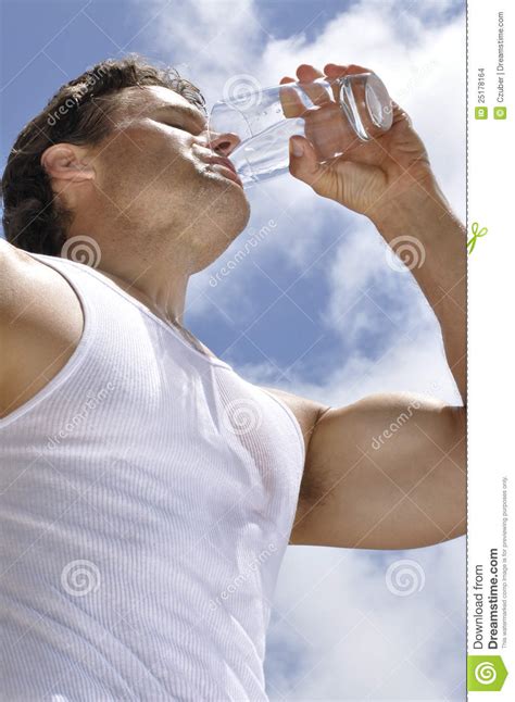 Thirsty Man Stock Images Image 25178164