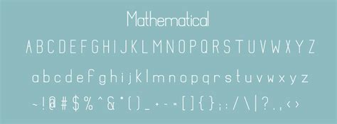 Download Mathematical Font