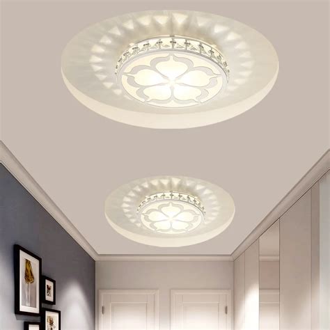 Aisle Lights Modern LED Lamps Round Living Room Crystal Corridor