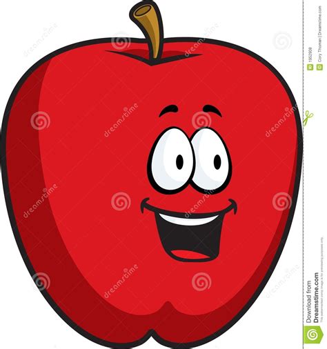 Apple Stock Vector Illustration Of Vector Food Fruit