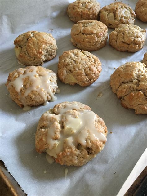 Apple Scones With Maple Glaze The Fresh Princess