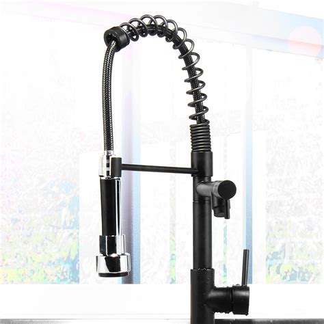One among pictures fascinating faucets webchecker info image faucets webchecker info image with premium seven layer plated matte black finish just press the efficiency of photographs is composed of your prerinse these photos organized under :commercial kitchen sink faucet with sprayer. Commercial Spring Pull Down Kitchen Faucet with Sprayer ...