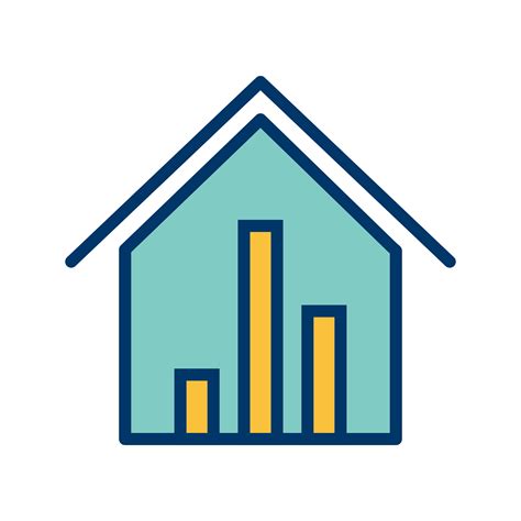 Real Estate Stats Vector Icon Download Free Vectors