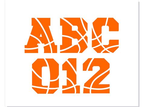 Basketball Font Svg Basketball Letters Svg Basketball - vrogue.co