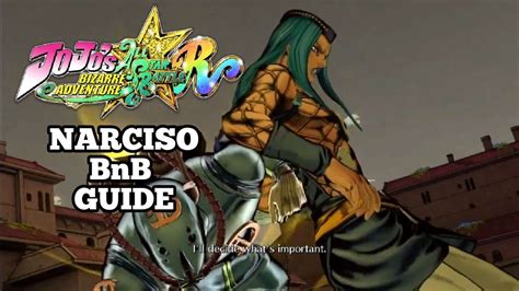 Narciso Anasui Bnb Combo Guide Jojos Bizarre Adventure All Star