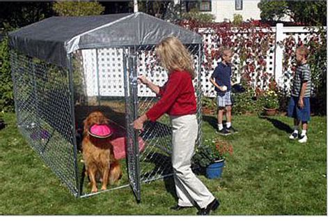 4seasongreenhouse Yard Guard Lucky Dog Box Kennel 7h X 5w X 10l