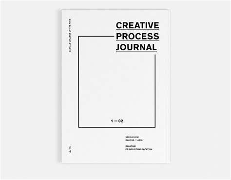 Creative Process Journal I On Behance