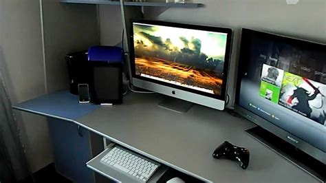 2012 Gaming Setup Hardcore Mlg Pro Gaming Cornerxbox360 Slim Sony 32