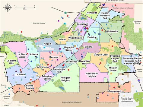 Riverside California Map