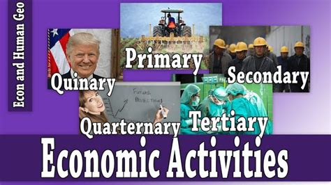 Organization of holidays and visits to. Economic Activities: Primary, Secondary, Tertiary, Quaternary, Quinary (... (With images) | Ap ...