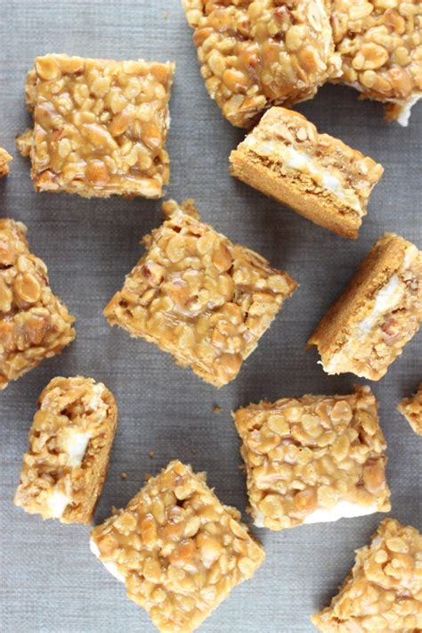 Peanut Butter Cookie Rice Krispie Bars