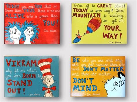 Items Similar To 12x16 Dr Seuss Quote Paintings Acrylic On A 12x16